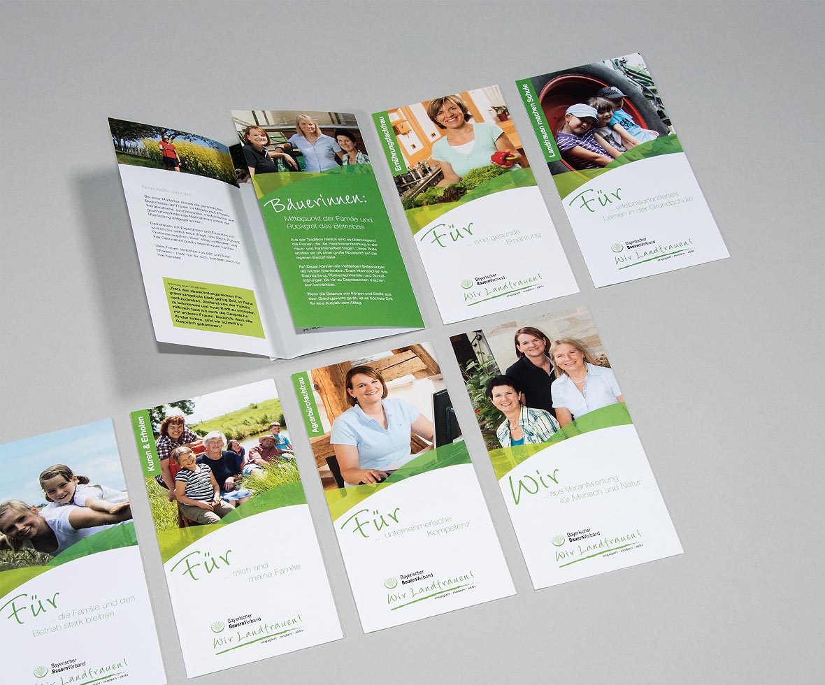 Printdesign: Informations-Broschüre für den Bauernverband